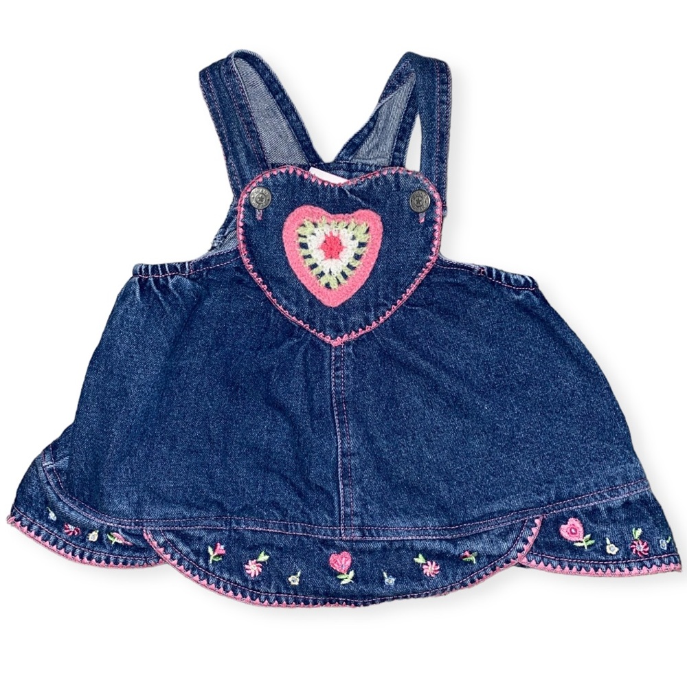 Vintage denim infant skirtall size 3-6 month